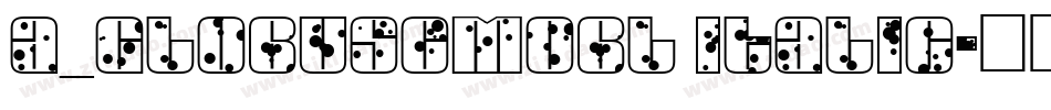 a_GlobusCmObl Italic字体转换